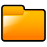 Generic Folder Orange Icon 96x96 png